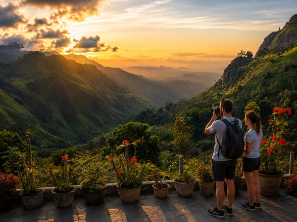Ella Gap on tour Route in Sri lanka