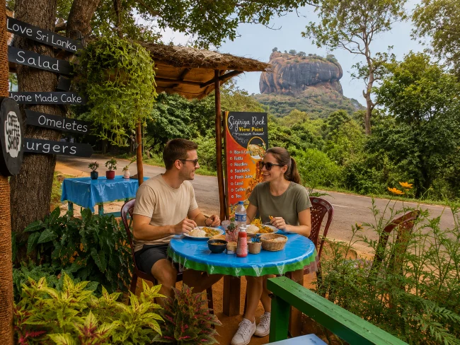 Sigiriya View from Restaurant